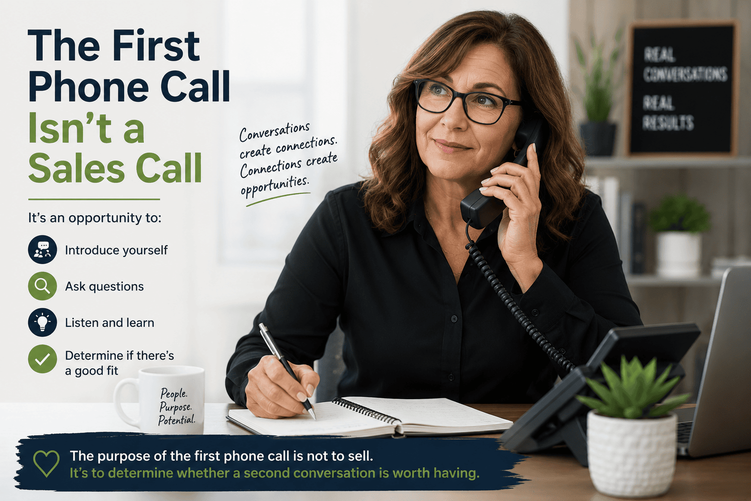 The First Phone Call Isn't a Sales Call